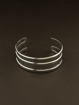Triple Line Open Bangle