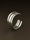 Triple Line Open Bangle