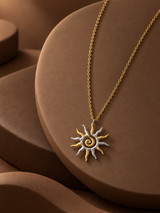 Spiral Sun Pendant