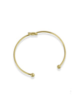 Eternal Knot Gold Plated Open Cuff Bangles for Women