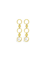 Circle Cascade Drop Earrings