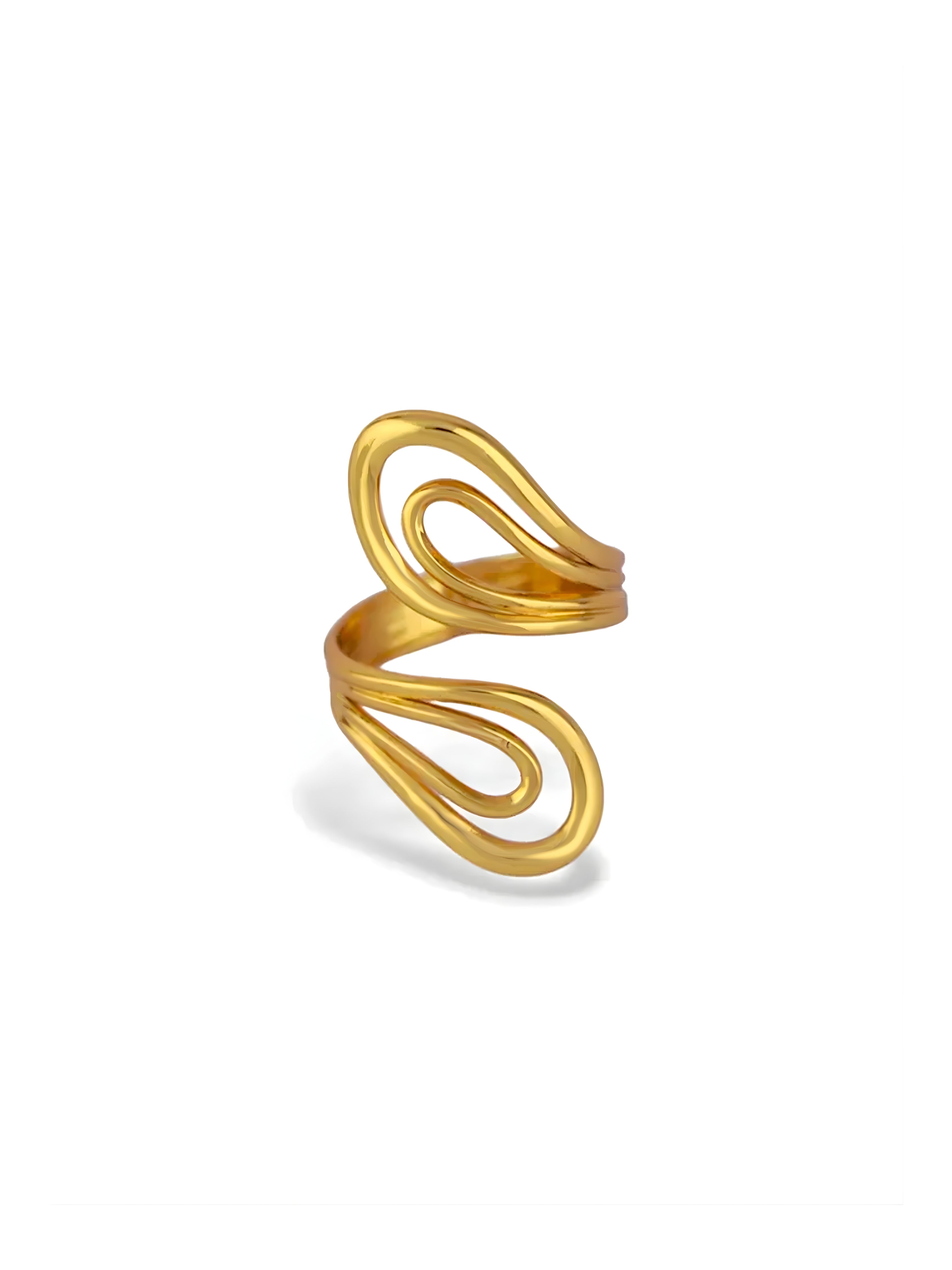 Soft Wave Open Ring