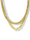 Snake chain multi layer necklace