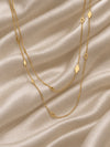 Geo-Frame Layered Necklace