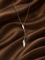 Silver Petal Lariat