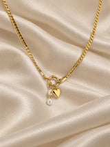 Signature Initial Herringbone Necklace