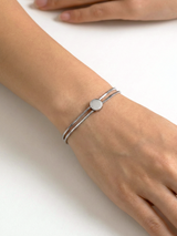 Elegant Silver Dewdrop Cluster Bracelet for Daily Wear