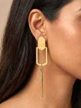 Modern Gold Geo Dangle Earrings